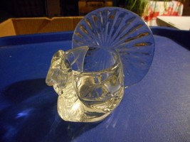 Vintage Glass Avon Turkey Farm Bird Wild Votive Candle Holder Decoration Table - £9.02 GBP