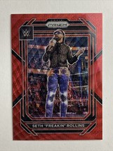 2023 Panini Prizm WWE Seth &quot;Freakin&quot; Rollins #137 Ruby Wave Prizm - £3.34 GBP