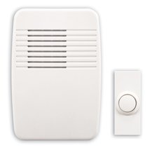 Heath/Zenith SL-7366-02 Wireless Plug-In Door Chime Kit with Molded Plastic Cove - £27.37 GBP