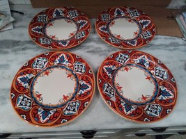 Set of Four Pier 1 Imports Karina Tile 11&quot; Plate- Brand New - £39.56 GBP