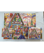 White Mountain Meeting Santa Jigsaw Puzzle 1000 Pcs 2022 - $11.66