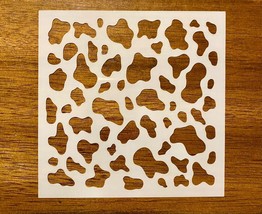 Cow Print Stencil 10 Mil Mylar For Screen Printing, Painting, Polymer Clay, Etc - £5.44 GBP+