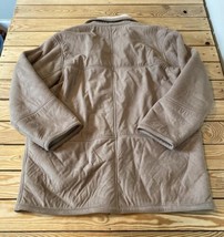 Vintage Utex Design Women’s Suede Sherpa Lined Coat size L Beige BE - £37.01 GBP