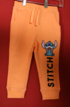 Spotted Zebra Disney Lilo &amp; Stitch 2T Toddlers Graphic Orange Sweatpants Joggers - £11.13 GBP