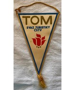 banderin Turismo, Vintage, Svaz Turistiky CSTV, raro, Checoslovaquia Med... - $226.15 MXN
