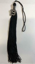 NEW Black Class 2019 Bling Charm Graduation Tassel 9&quot; Jostens Status Rhi... - £5.53 GBP