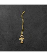 Egyptian Key Of Life Ankh Cross Gold Color Brass - $13.52 CAD