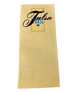 Tulsa Trail Brochure Map Oklahoma 1980s 1990s Fold Out Colorful Travel V... - $50.99 CAD