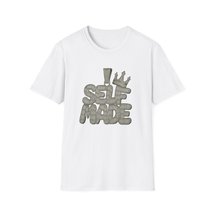 Unisex T-Shirt w/ Diamond &#39;Self Made&#39; Affirmation Pendant Design - $29.99
