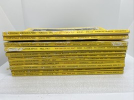 National Geographic Magazine 1963 Lot Of 11 - Missing January No Maps - £13.90 GBP