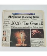 Vintage 2000 Millennium Dallas Morning News Commemorative Edition FULL P... - $174.13 MXN