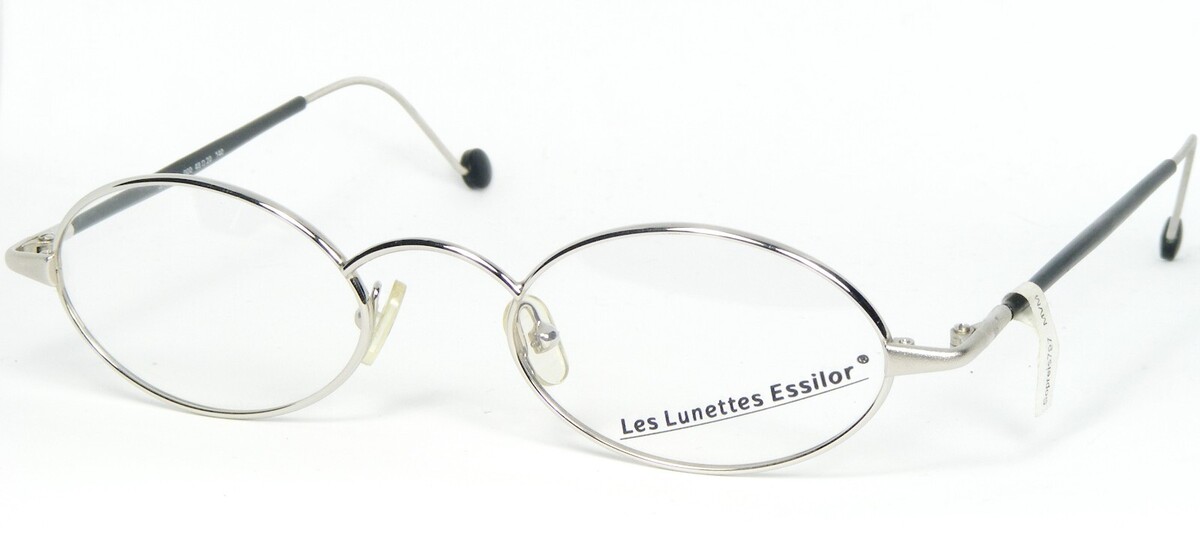 Vintage Les Lunettes Essilor 318 04 Silber Brille Brillengestell 48-20-1... - $56.04
