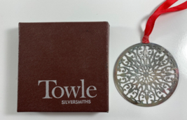 1978 Towle Silversmiths Vintage Silver Plated Christmas Ornament - £19.77 GBP