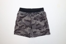 Fabletics Mens Medium Above Knee Stretch Lined Running Jogging Shorts Camouflage - $39.55