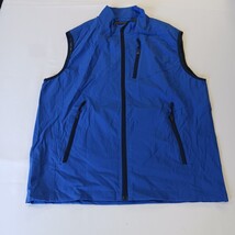 Alliance Fashion Men's Blue Full Zip Pockets Sleeveless Vest Size XL image 10
