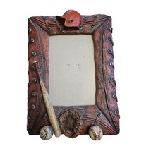 3D Resin Baseball Picture Frame 9&quot;x 6.5&quot; Holds 3.5&quot; x 5.5&quot; Photo - £11.86 GBP