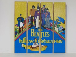 THE BEATLES Yellow Submarine Album Decoupage Mini Pallet Frame - £24.04 GBP