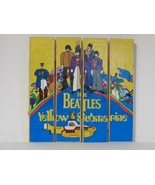 THE BEATLES Yellow Submarine Album Decoupage Mini Pallet Frame - $40.92 CAD