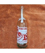 Vintage Soda Pop Bottle Spring Grove Beverages Minnesota 10 FL Oz Clear ... - £7.43 GBP
