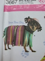 Sewing Pattern Dog Puppy Costumes Woofy Wear Pirate Super Pooch Dinosaur... - $9.59