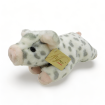 Aurora Miyoni By Aurora Plush Spotted Pig Piglet 11&quot; Stuffed Animal - £9.30 GBP