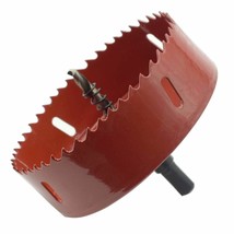 Lc Lictop 115Mm/4.5&quot; Bi -Metal Wood Hole Saws Bit Tooth Cutting For, Red - £27.98 GBP