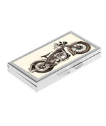 PILL BOX 7 Grid MOTORBIKE moto bike biker vintage classic Metal Case Holder - $15.90