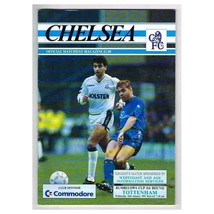 Chelsea Official Matchday Magazine January 16 1991 mbox2982/b  Chelsea v Tottenh - £3.06 GBP