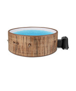 72 Inches Inflatable Hot Tub SPA with 120 Air Jets Electric Heater Pump ... - €730,11 EUR