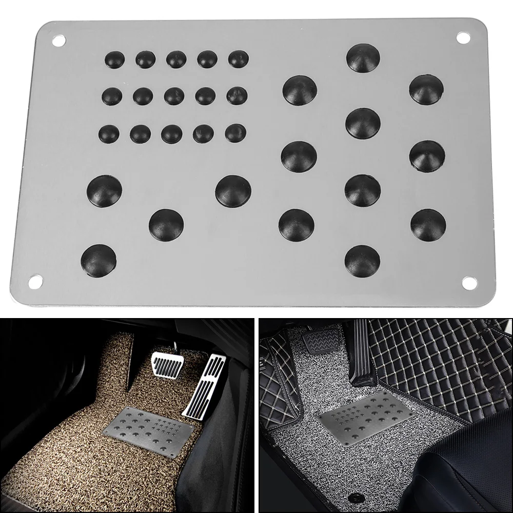 Car Floor Mat Silver Non-slip Carpet Patch Universal Anti-skid Pad Foot ... - $7.93