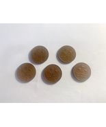 Lot of 5 UK  Two Pence Elizabeth II 1971–2011 Old British Collectible Set - €4,87 EUR
