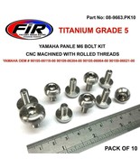 Titanium Bolt Bolts Kit PK10 YAMAHA 2X10MM 6X12MM 2X14.5MM YZ250 radiato... - £41.56 GBP