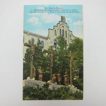 Postcard Quebec Canada Sainte Ste. Anne De Beaupre 12th Station of Way o... - £7.89 GBP