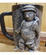 Vintage 1975 RARE Handmade Clay Hiking Backpacking Mug Cup N.A. Eastman ... - $47.98