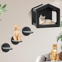 Cat Wall Shelves, Cat Shelves and Perches for Wall, Cat House Fit Cat up... - £43.17 GBP