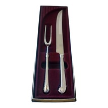 Carvell Hall Carving Set George Washington Stainless Steel Knife Meat Fork MCM - £25.49 GBP