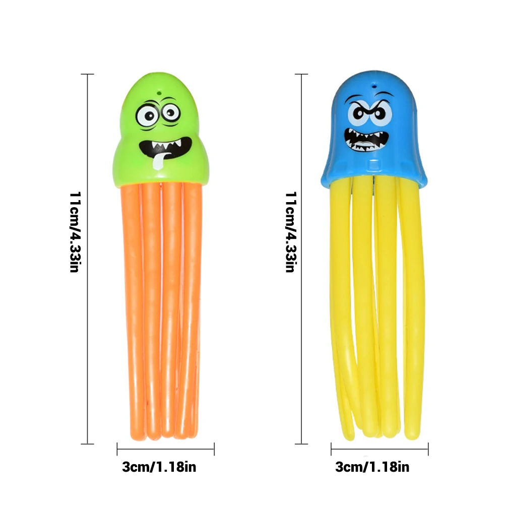 3pcs/lot Octopus Pool Diving Toys for Kids Octopus Bath Toys Summer Swimming - £5.74 GBP