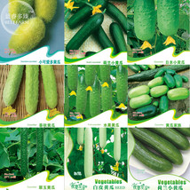 9 Packs Combos Cucumbers Seeds Mixed Organic Green Vegetables Fruits - £11.81 GBP