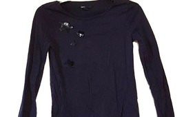 blue  sequined GapKids top size 12 - £7.96 GBP