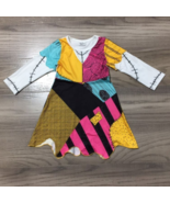 NEW Boutique Nightmare Before Christmas Girls Long Sleeve Sally Dress Co... - €7,43 EUR