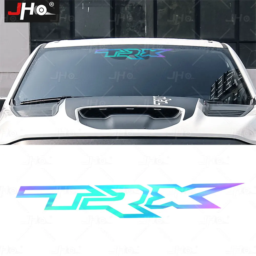 JHO Car Front Windshield TRX Sticker Glow in Dark Decal Automobile Decoration - £59.22 GBP