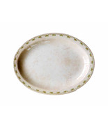 Canonsburg CHINA Pre - 1909 Green Medallion 16&quot; Porcelain Oval Serving P... - £20.60 GBP