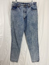 Vintage 80s  Pepe Jeans Acid Wash Size 34 High Rise Hong Kong Made - £22.32 GBP