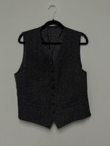 John Varvatos Black Multibutton Vest. Size EU 50 USA 40 $598 - $241.88
