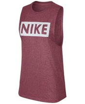 Nike Womens Dry Training Tank Top color Dark Gray/Sea Coral Size M - $29.03