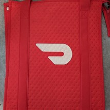 Door Dash Hot Cold Thermal Bag, Red, Zip New - $9.50