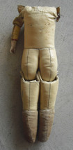 Vintage 1920s Jointed Leather Kid Doll Body Arm Legs and Bisque Arm 12&quot; Tall - £70.64 GBP
