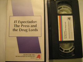 Vhs El Espectador The Press And The Drug Lords Films For The Humanities [Y31a] - £53.37 GBP