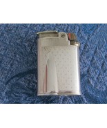 Vintage Gold Toned Ronson Varaflame Starfire Lighter Skyscraper Art Deco  - $66.64 CAD