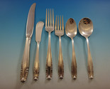 Stradivari by Wallace Sterling Silver Flatware Set For 12 Service 75 Pieces - $4,455.00